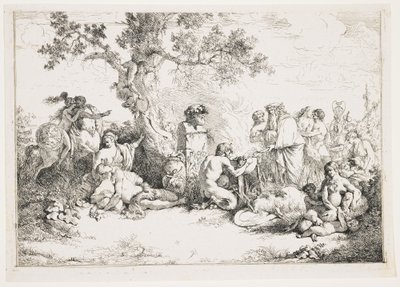 Sacrificio a Pan, c. 1760-1763 de Jean Jacques II Lagrenee